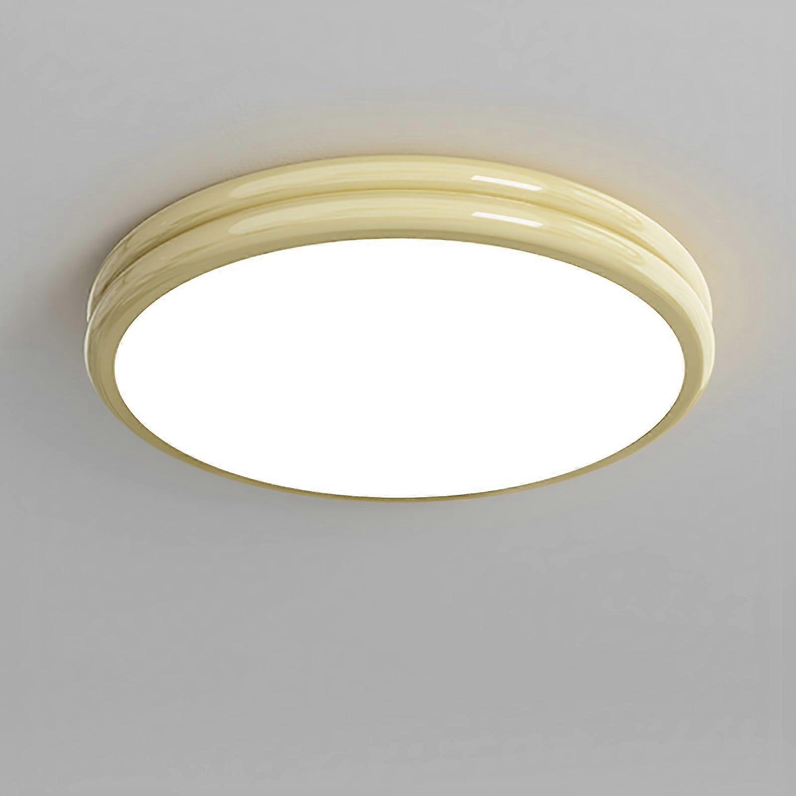 Modern LED Flush Mount Ceiling Light 30CM – Energy Saving Minimalist Acrylic Fixture for Bedroom