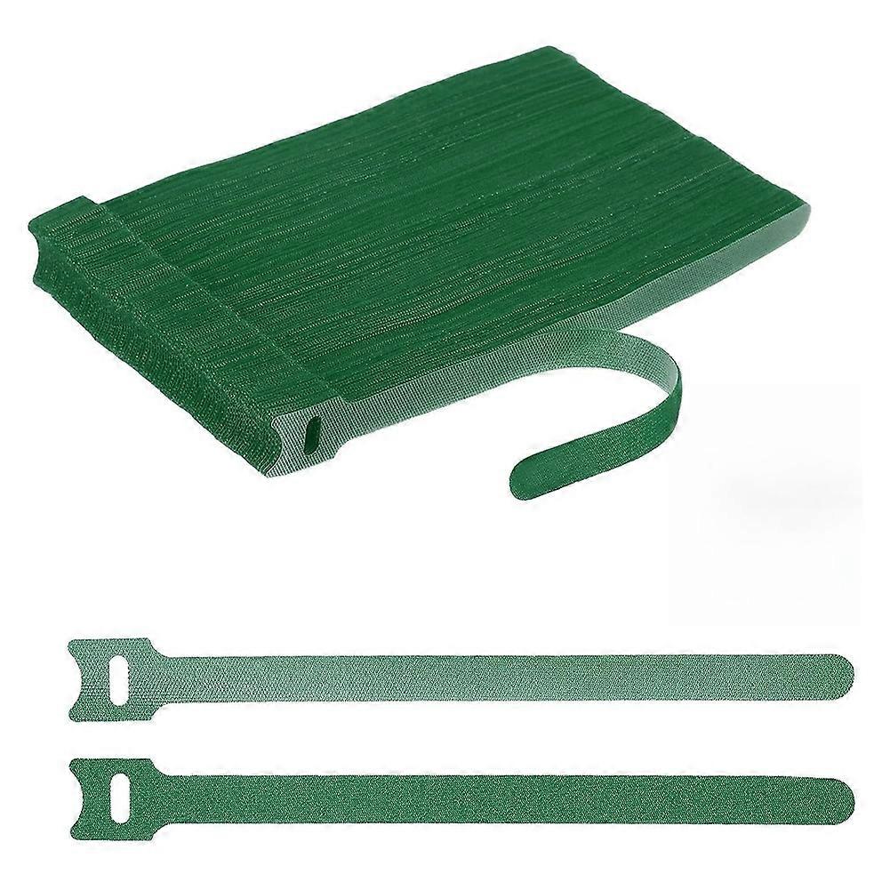 100Pcs Reusable Self-Gripping Cable Ties, 8 Inch Hook and Loop Wire Organizers for Power Cords, Data Cables, TV/PC Wires