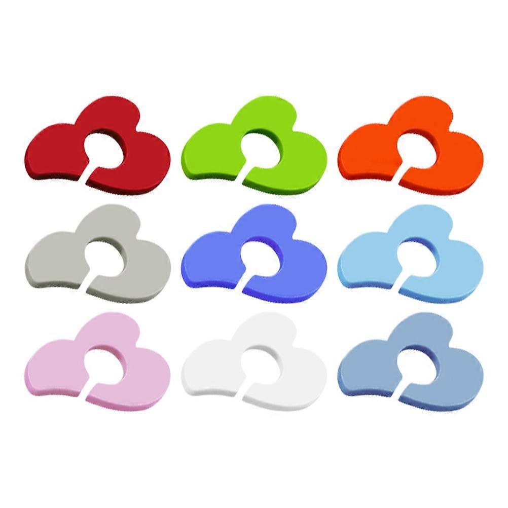 Cloud Shape Silicone Wine Glass Tags for Identification 24Pcs