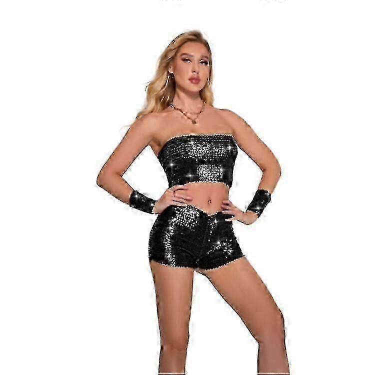 Sparkly Performance Suit Compatible Women