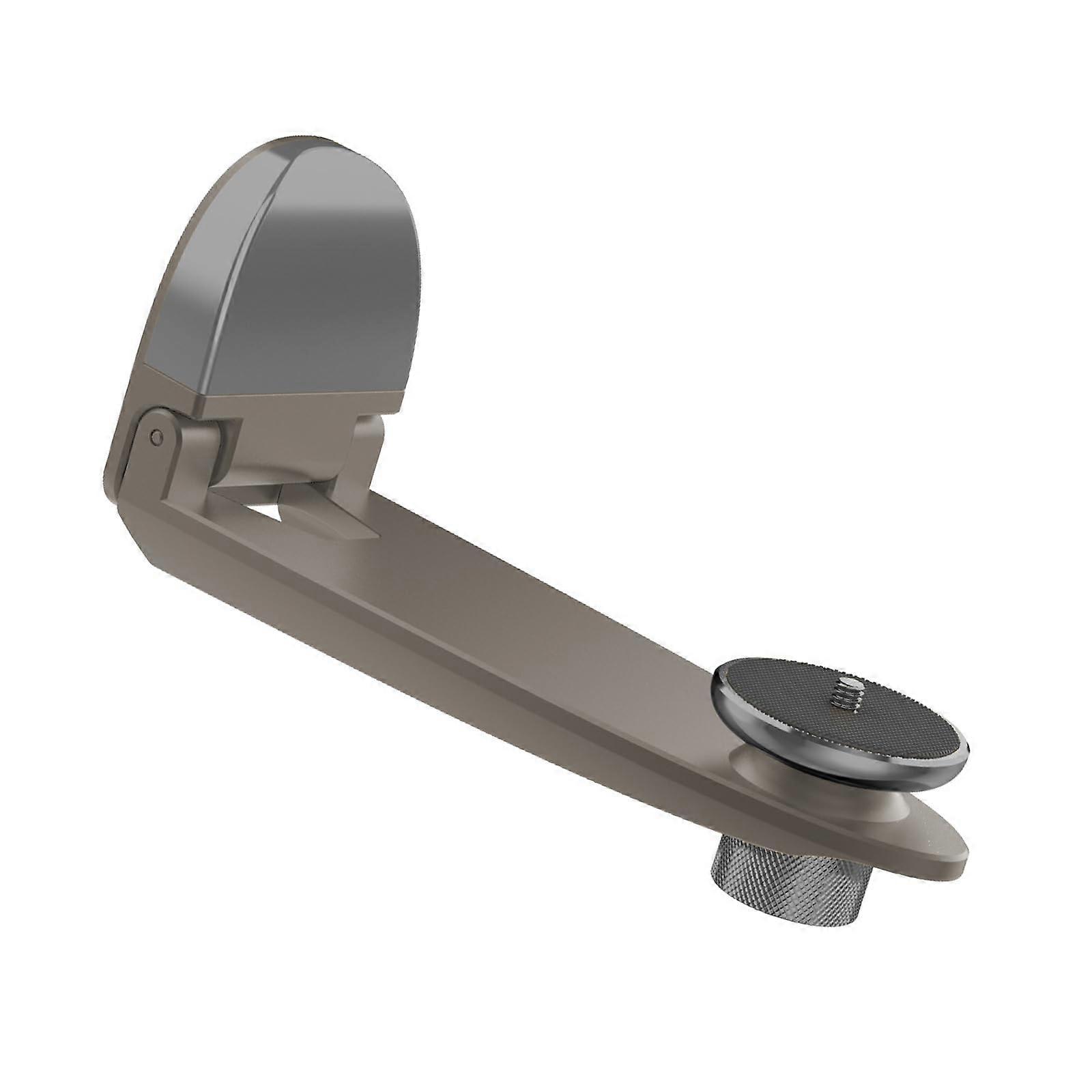 SpaceSaving Projector Wall Mount With Adjustable Angles, Secure Locking Arm, Coffee Gray