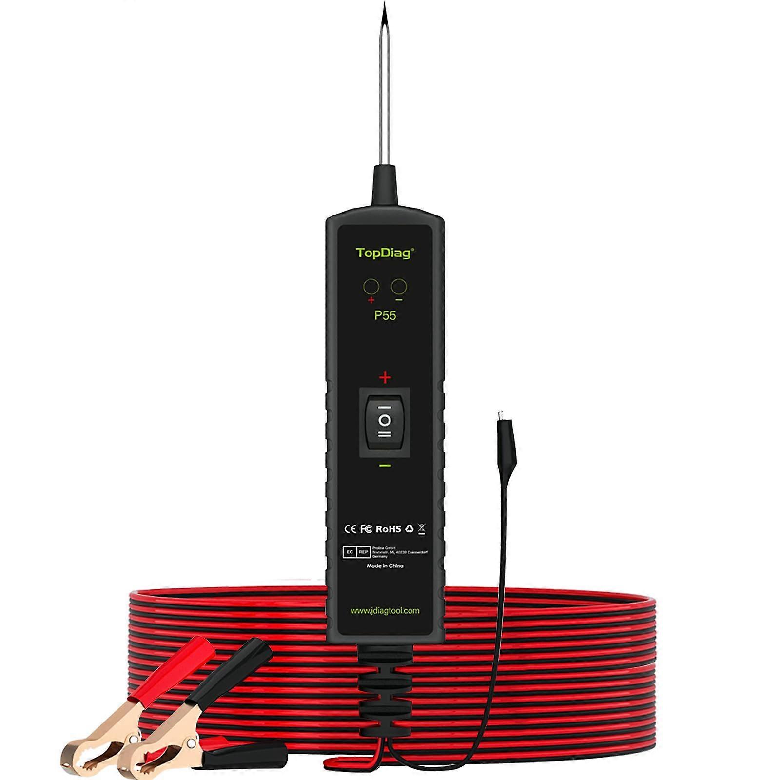 12V 24V Automotive Circuit Tester with LED Lights, Component Activation and Continuity Test