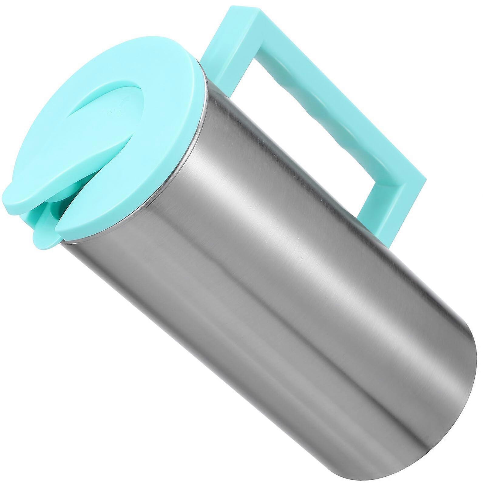 Stainless Steel Water Pitcher 1800ml Insulated Jug with Handle for Hot or Cold Drinks