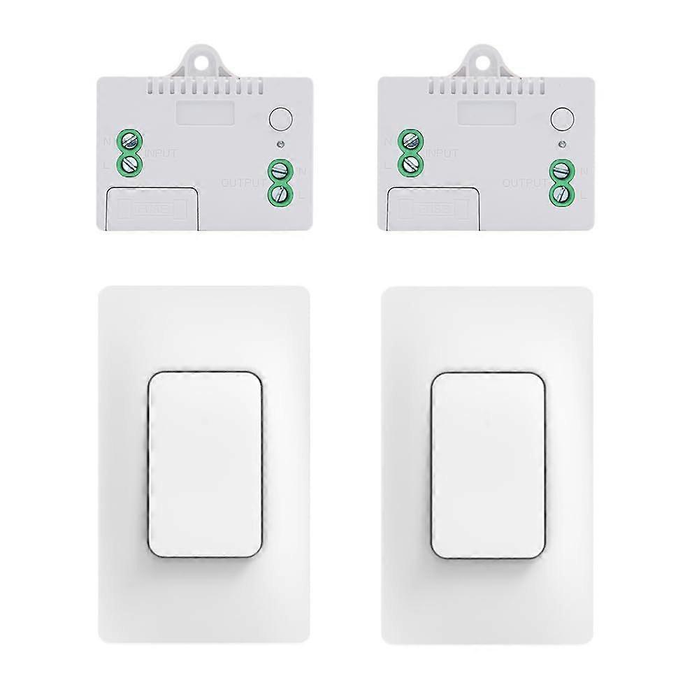 Self-Powered Wireless Light Switch Kit Wireless No Wiring/Battery Wireless Switch for Home Lighting