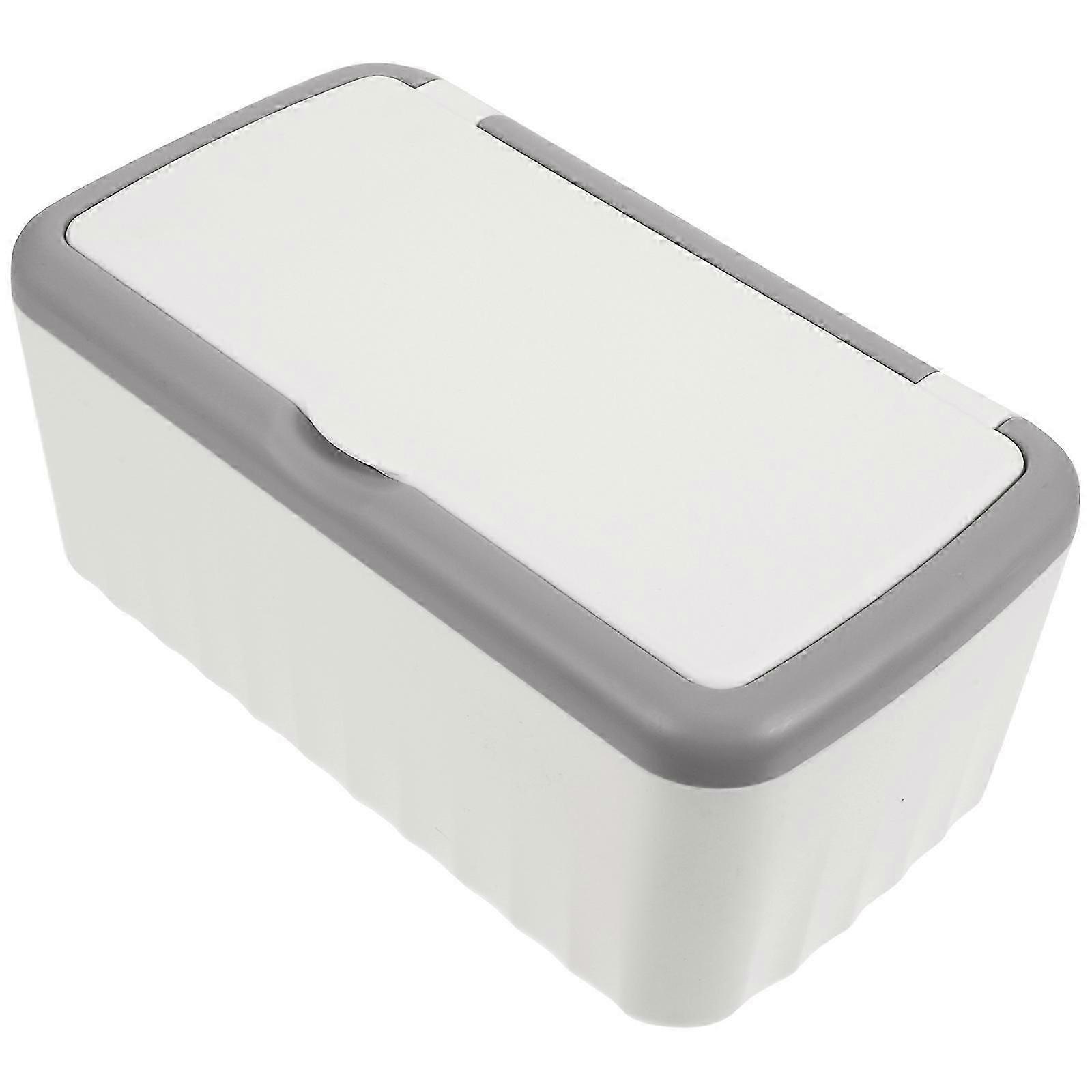 Wet Wipes Dispenser with Tissue Holder Large Capacity Dustproof Box for Nursery Home Use Organiser for Wipes Tissues and Accessories With Lid
