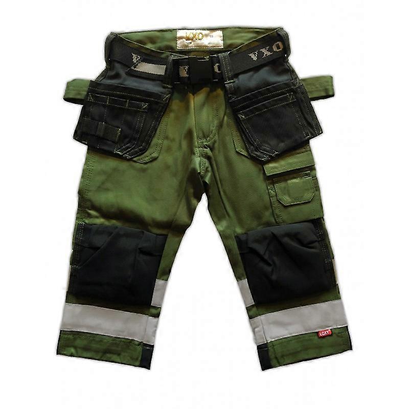 Calças de trabalho com refletor Loxy Verde