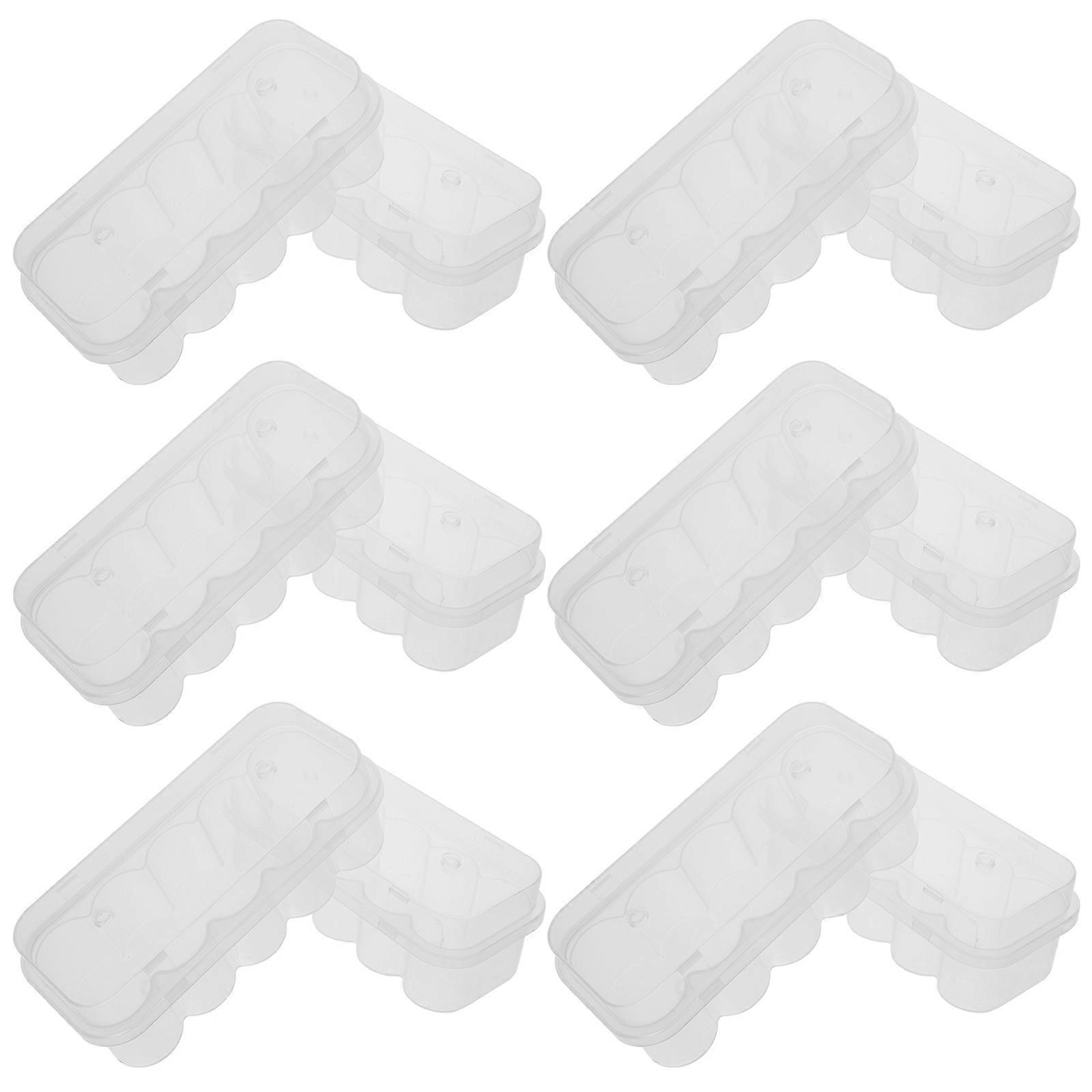 Plastic Vial Storage Case for Freezer with Lid 40Pcs Transparent Organizer