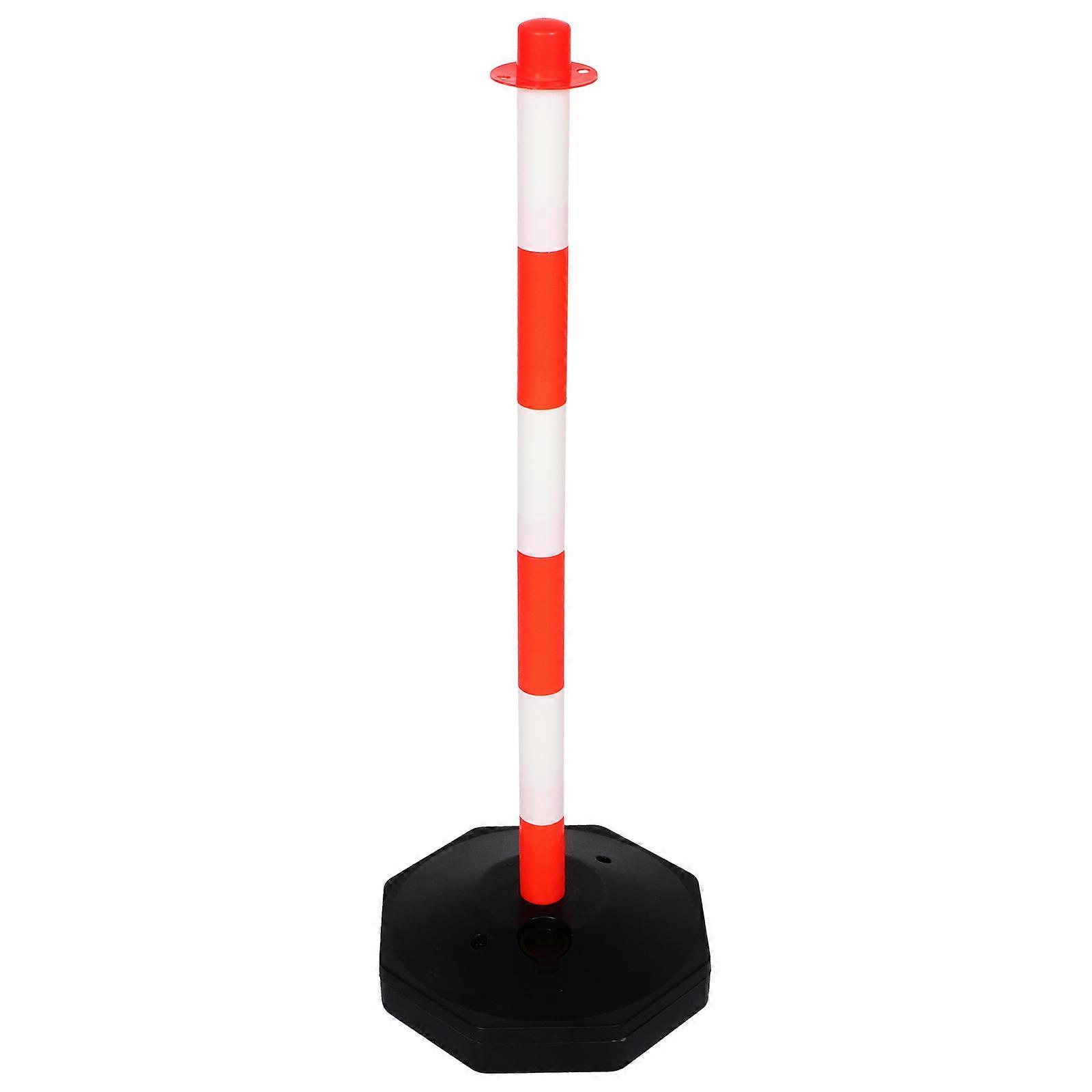 Poteau de signalisation avec cône pour la sécurité routière - Colonne d'avertissement extérieure