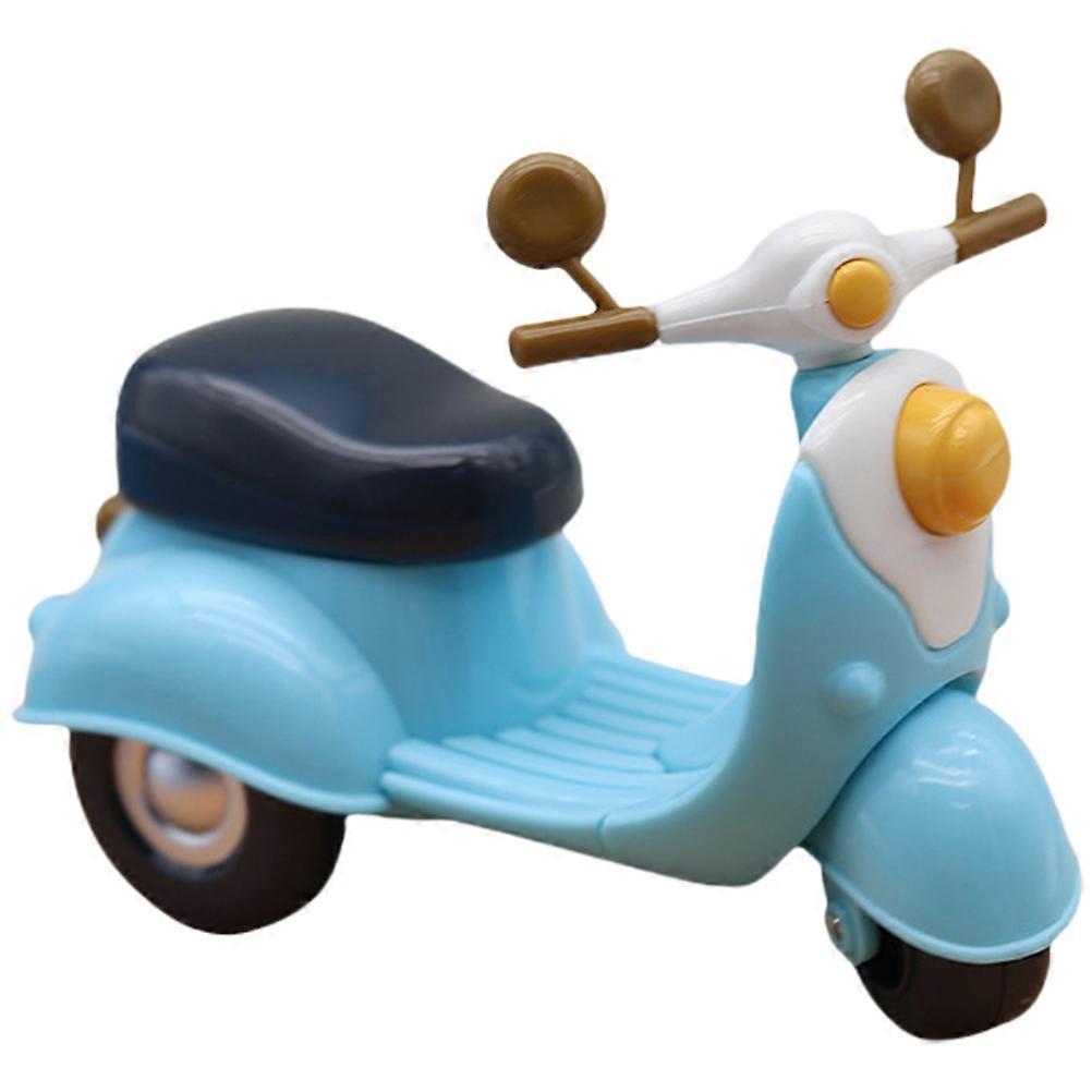 Cartoon Motorcycle Toy Model for Decoration Plastic Material