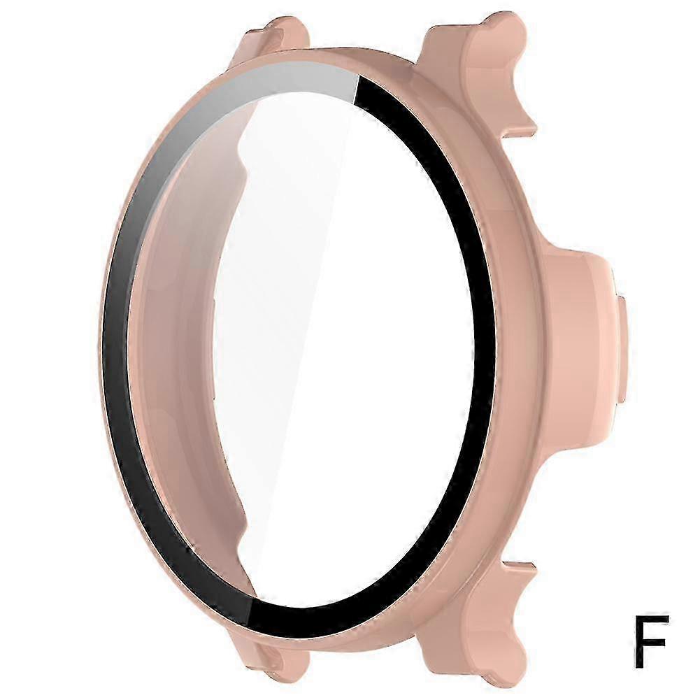 26-27 Tempered Glass Case For Garmin Lily 2 Active Screen Protector Cover Shell Frame