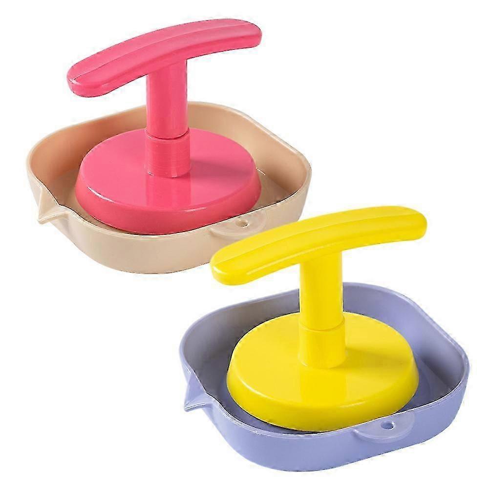 2025 New Creative Rotating Pressing Garlic Ginger Mashing Artifact