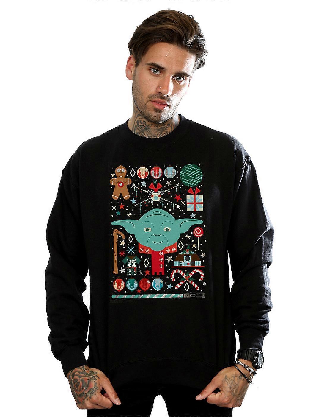 Star Wars mannen Yoda kerst Sweatshirt