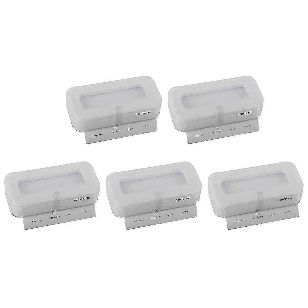 0.01mm Microscope Slides Reticle Calibration Slide Ruler Ruler