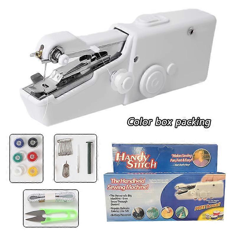 Home Electric Sewing Machine Mini Handheld Automatic Sewing Machine DIY Manual Tailoring Tool
