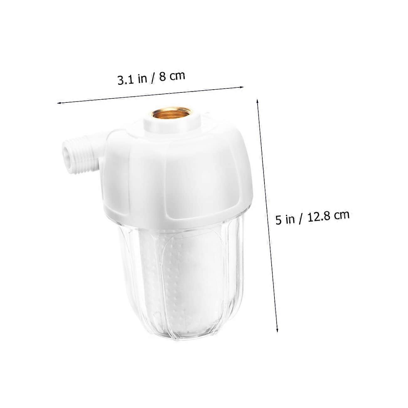 Household Water Filter Prefilter Purifier with Clear Shell, AntiScale, Easy Replacement, Sediment Reduction