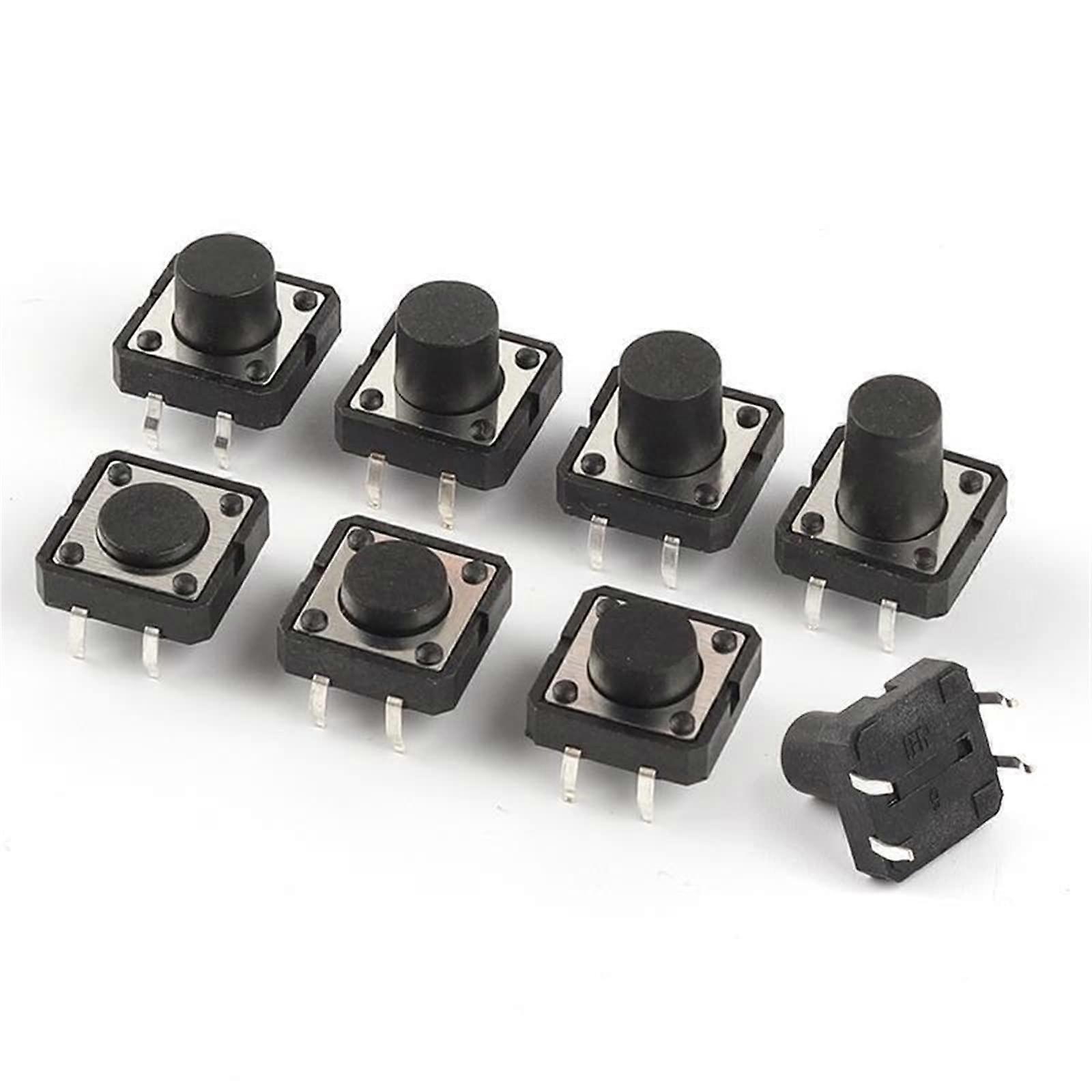 20PCS 12x12x5mm Tactile Push Button Switch 4 Pin Micro Momentary Switch Quick Response for Electronics