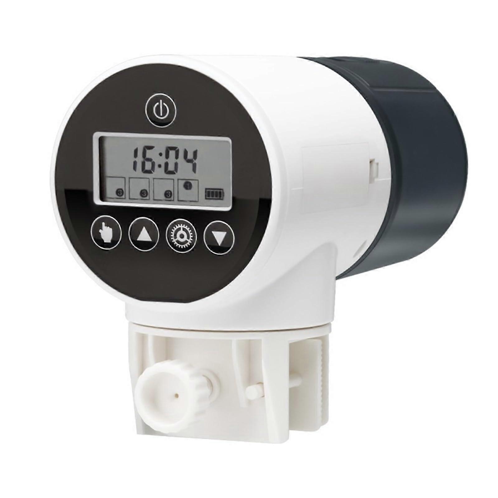 Automatic Fish Feeder with Smart Chip Control, LCD Display, Quiet Operation for Goldfish Tank