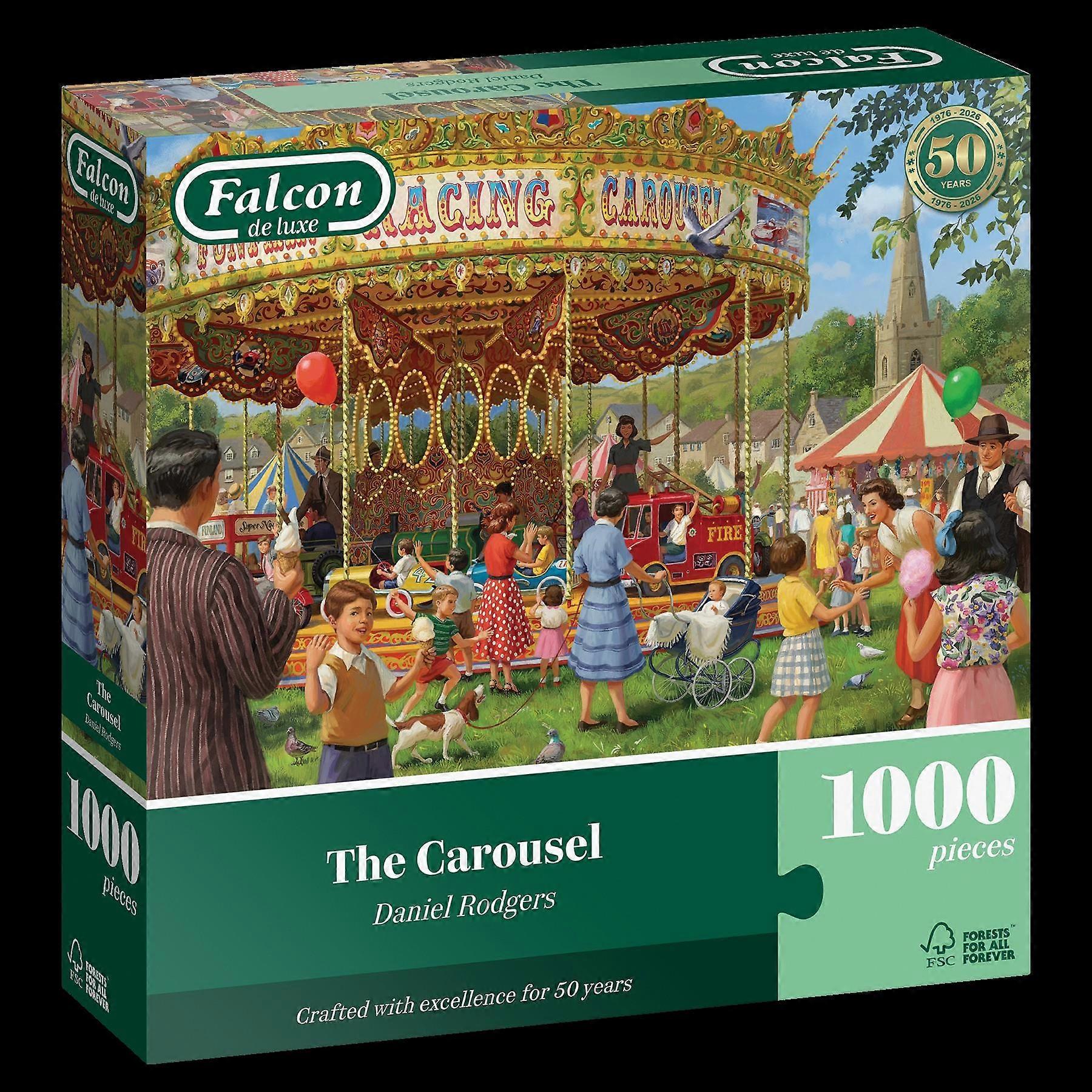 Falcon Deluxe The Carousel Jigsaw Puzzle (1000 Pieces)