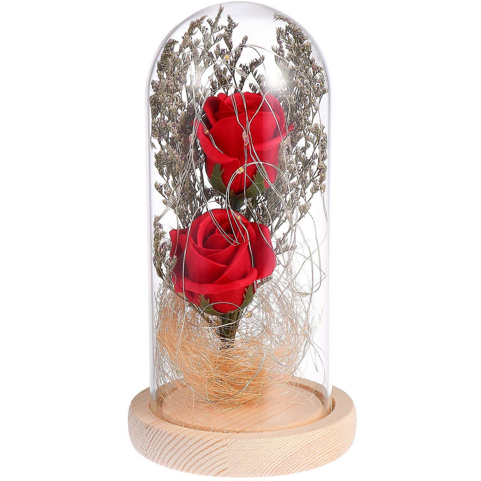 1 Pc Romantic Tabletop Adornment Desk Lamp Multipurpose LED Lamp without Battery