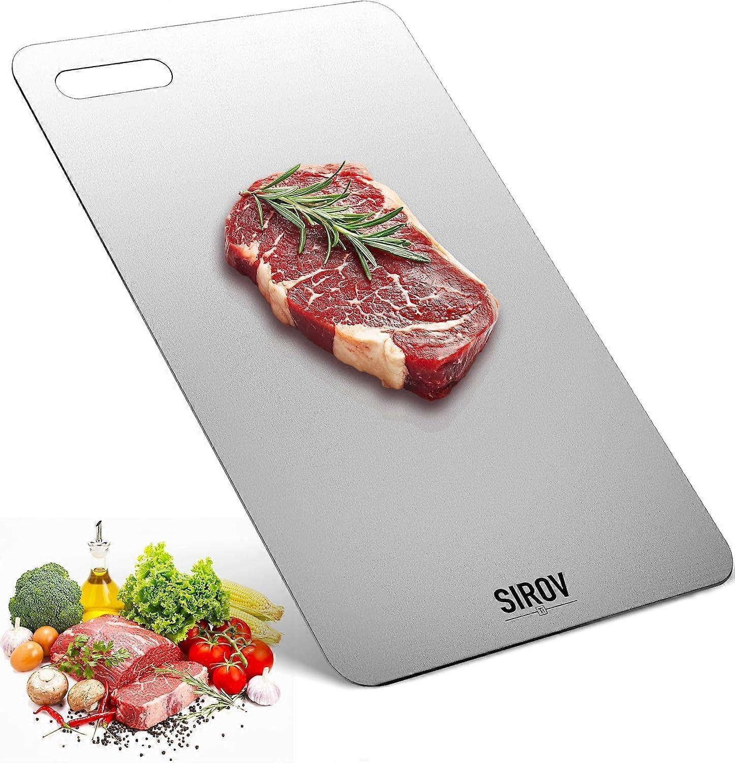Titanium Cutting Board Large Pure Titanium Dishwasher Safe Odor Resistant for Kitchen Meat Veggies