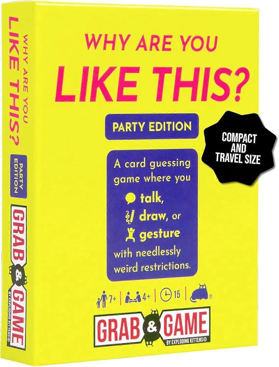 Grab & Game Why Are You Like This (Party Mode) Card Game