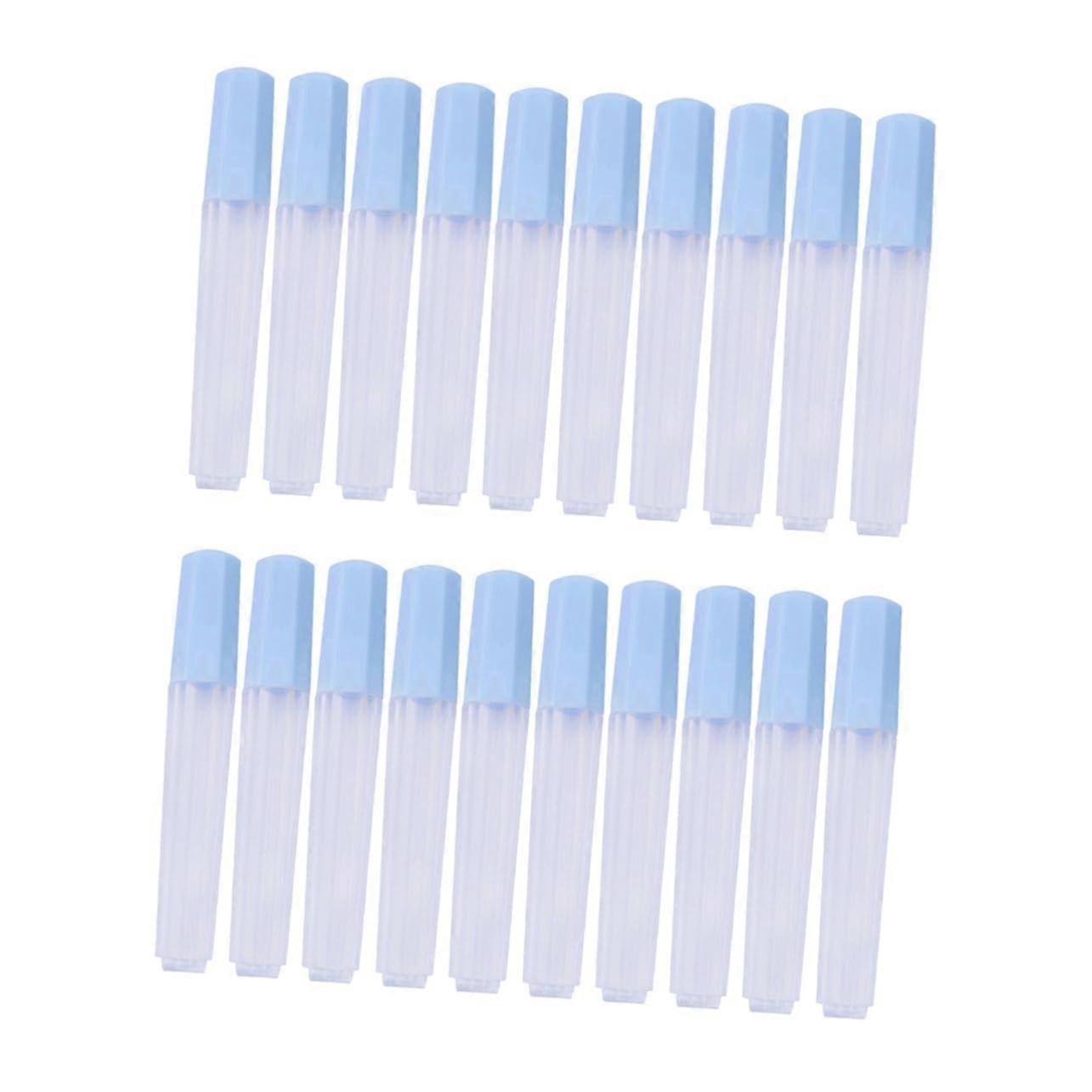 20pcs Transparent Needle Storage Tubes Plastic Sewing Needle Organizer for Craft Projects and Hobbyists