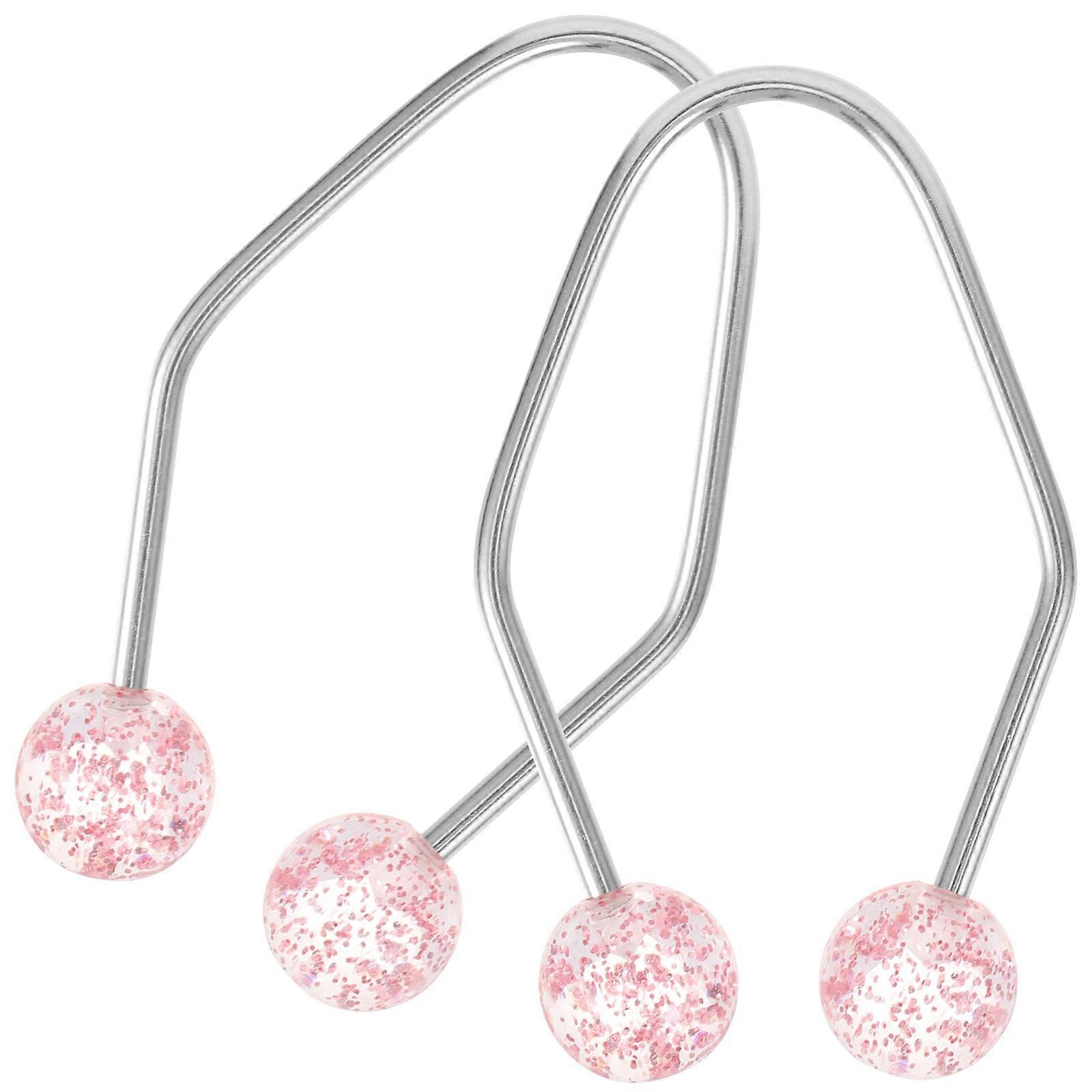 Facial Dimple Maker Face Trainer Tool for 2Pcs Pink Metal Dimples Maker