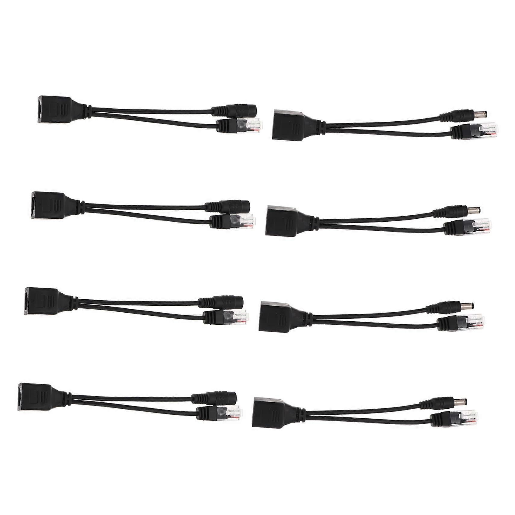 8 Way DC Power Splitter Cable for Security Cameras and Routers, MultiDevice Power Sharing