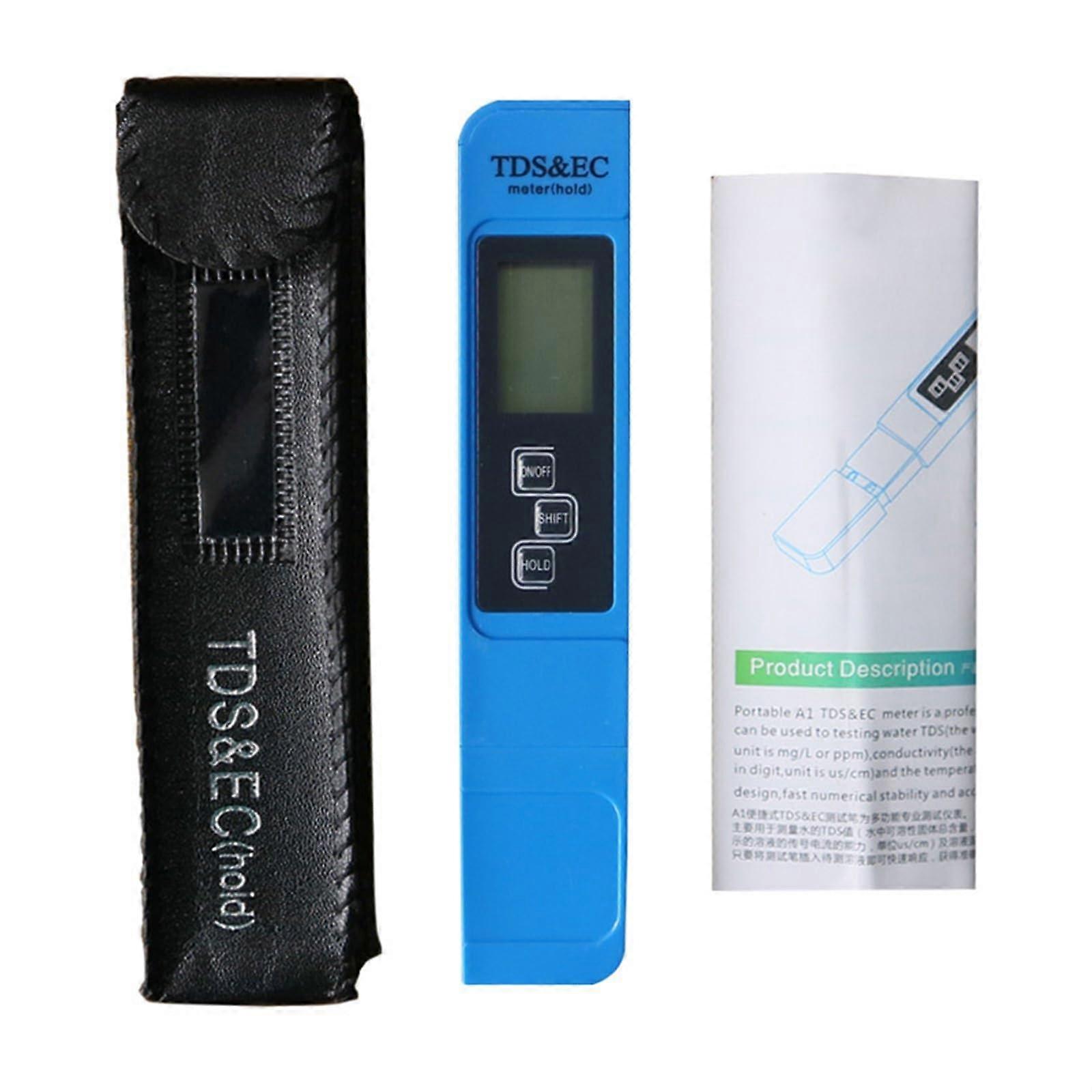 3 in 1 TDS Meter Digital Water Tester with Accurate EC Reading and Automatic Temperature Compensation