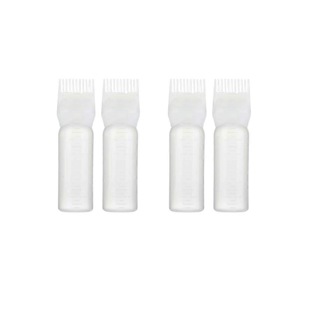Hair Dye Applicator Bottle Set with Comb Tip for Precise Root Touch Up and Mess Coloring
