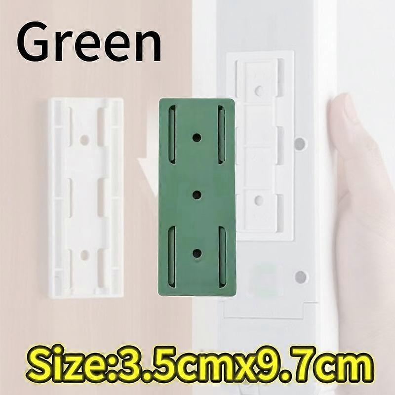 1/5/10/15PCS Random Color Wall Mounted Socket Holder Fixer Patch Self-Adhesive Power Socket Strip Fixator Punch-free Plug Socket