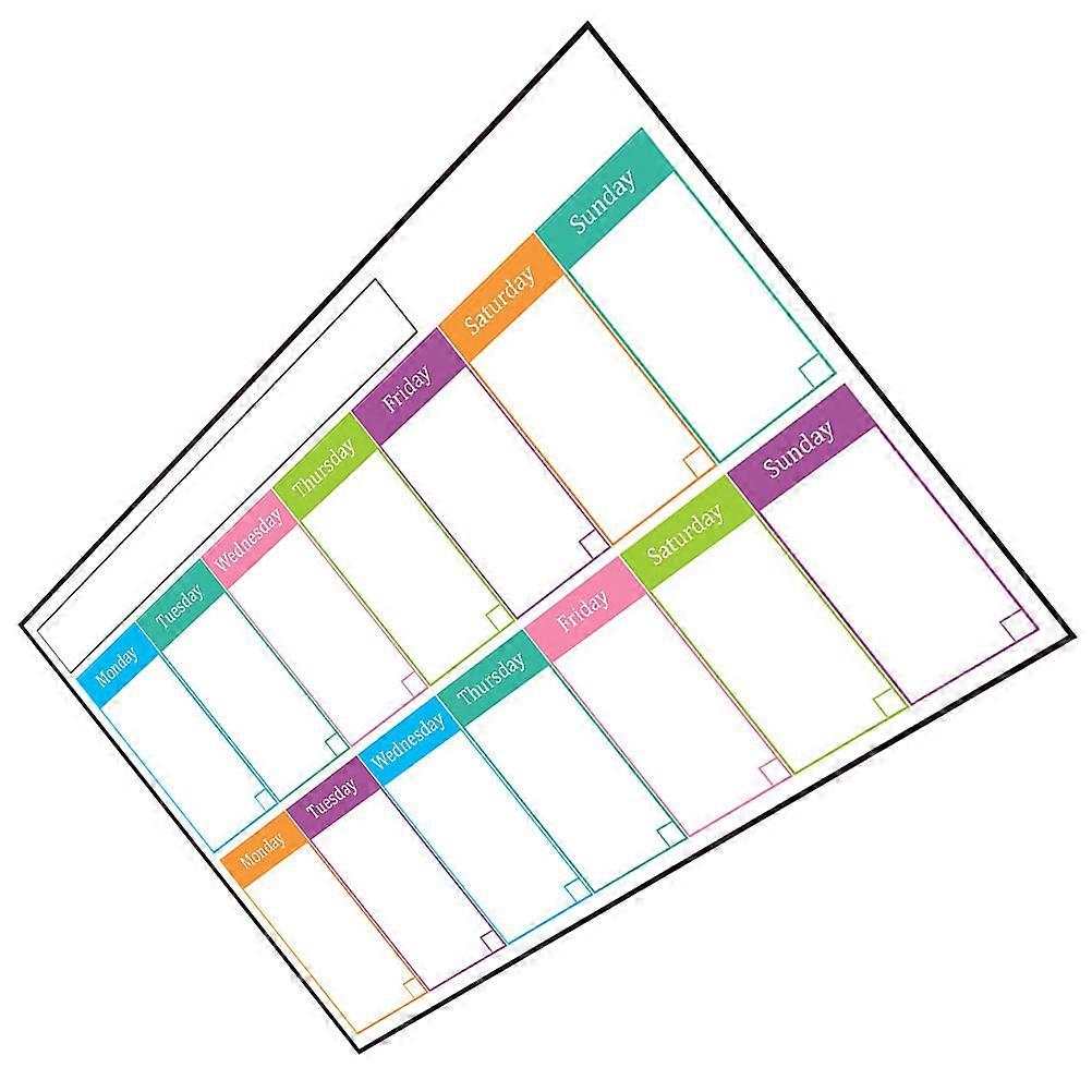 Dry Erase Calendar Adhesive White Board for School