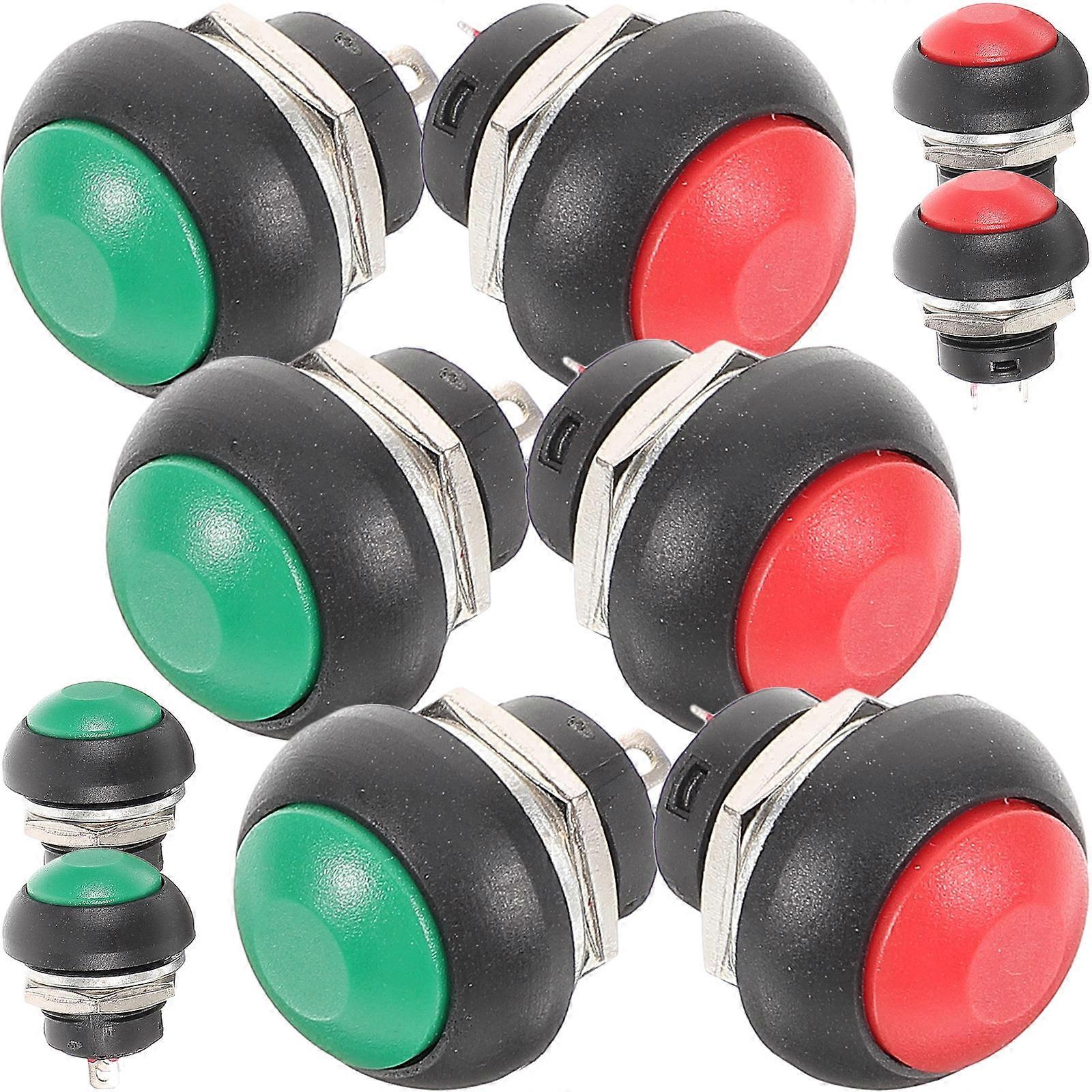 Button for Chime Self-Resetting for Birthdays Red 10Set