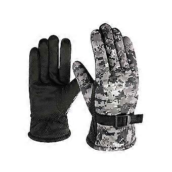 Gants de ski 2025 (1 paire) absorbant la transpiration, antidérapants, chauds, ajustables et polyvalents, parfaits pour la moto et l'hiver.