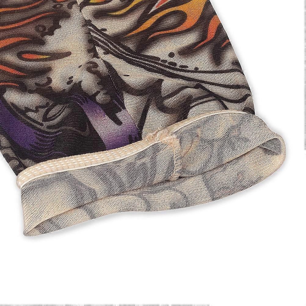 Printed Sleeve Arm Sunscreen Sleeve for Jogging Sun Defense