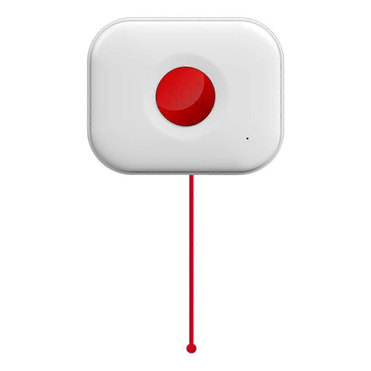 Tuya WiFi SOS Button for Elderly & Disabled-Waterproof Personal Alert System with Drawstring, Healt