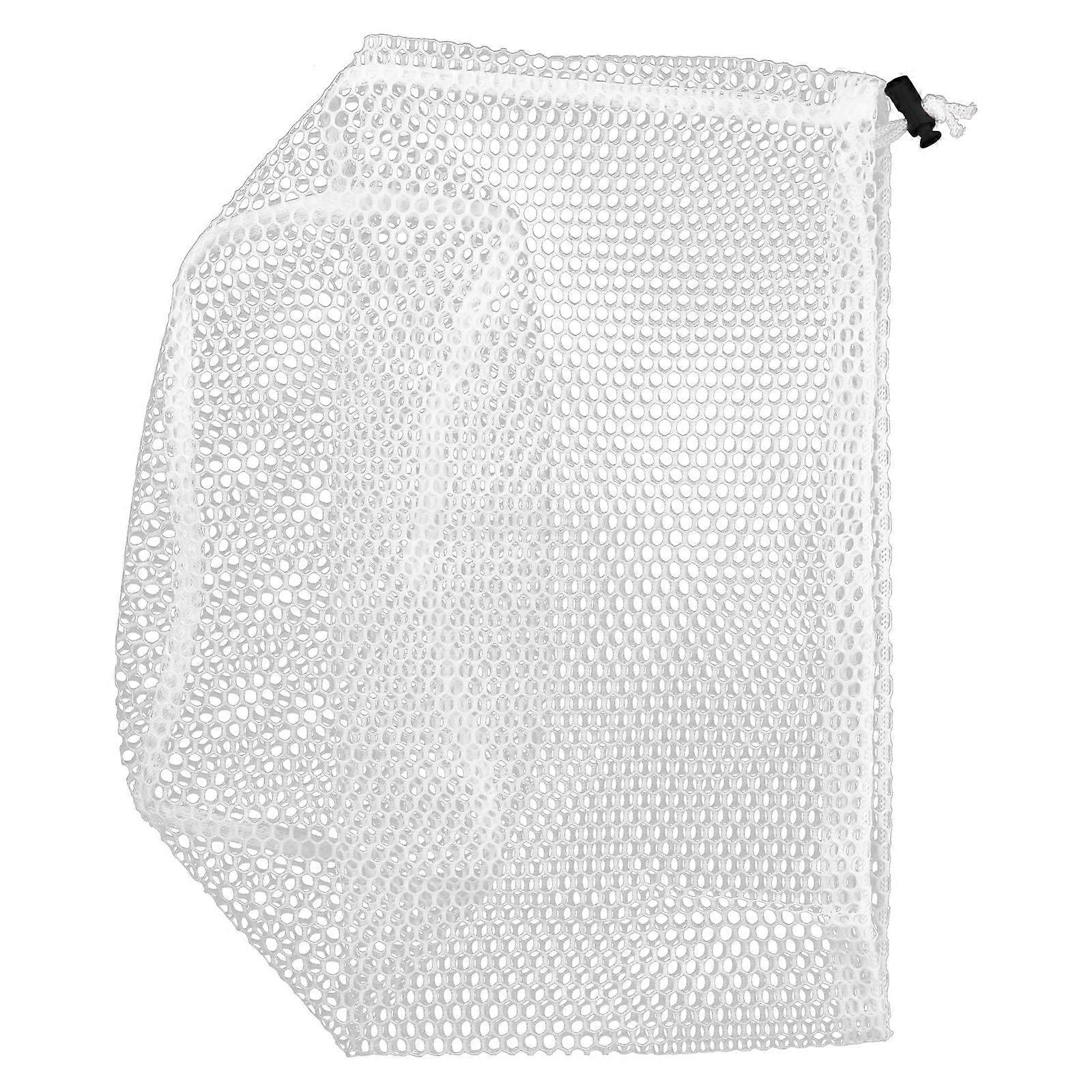 Drawstring Mesh Laundry Bag Laundry Net Bag for Washing Machine 10Pcs