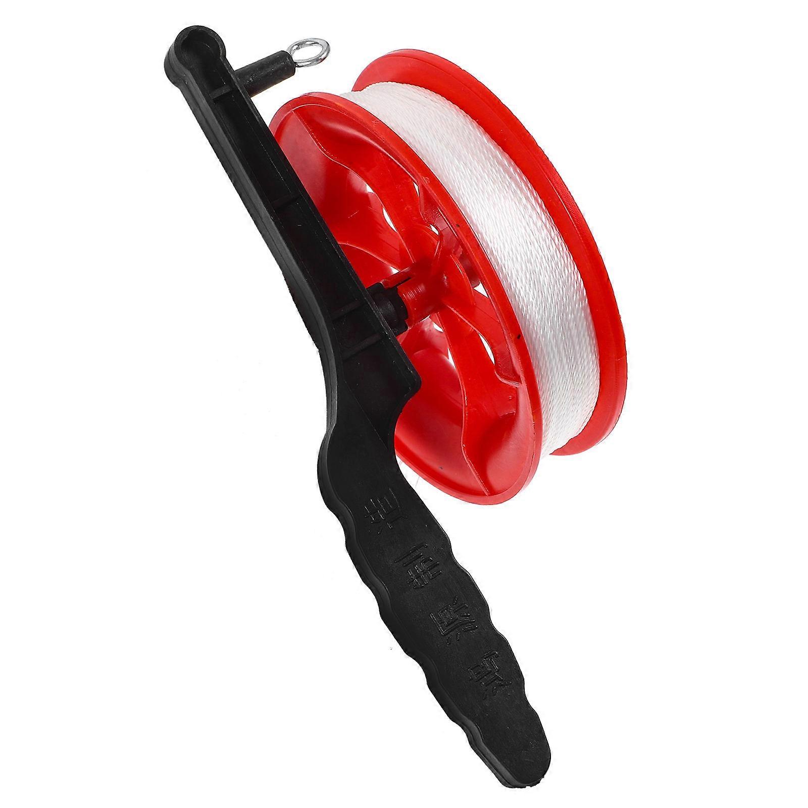 Kite Wheel for Flying Kites 2Pcs Red Plastic Accessories