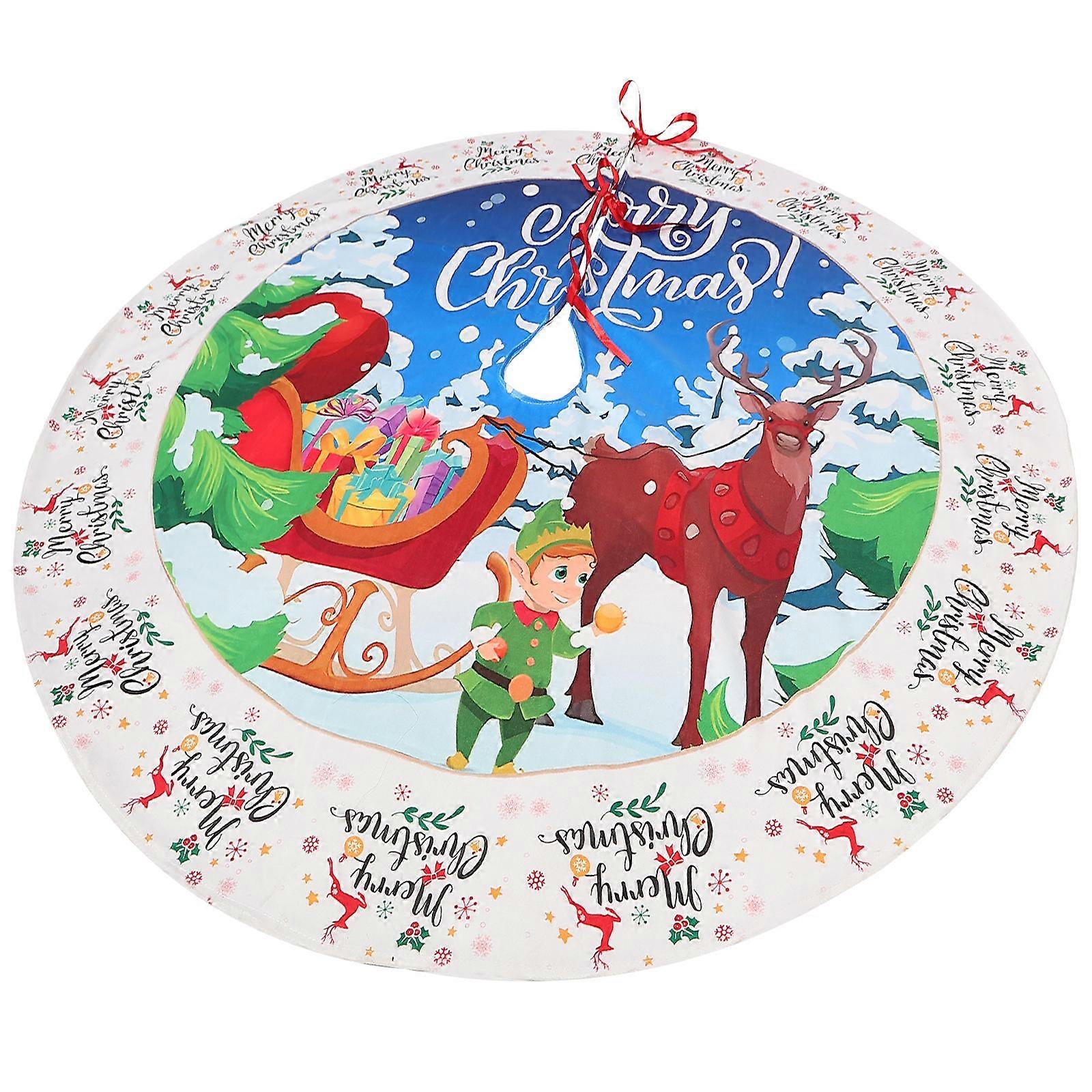 Weihnachtsbaumdecke aus Polyester