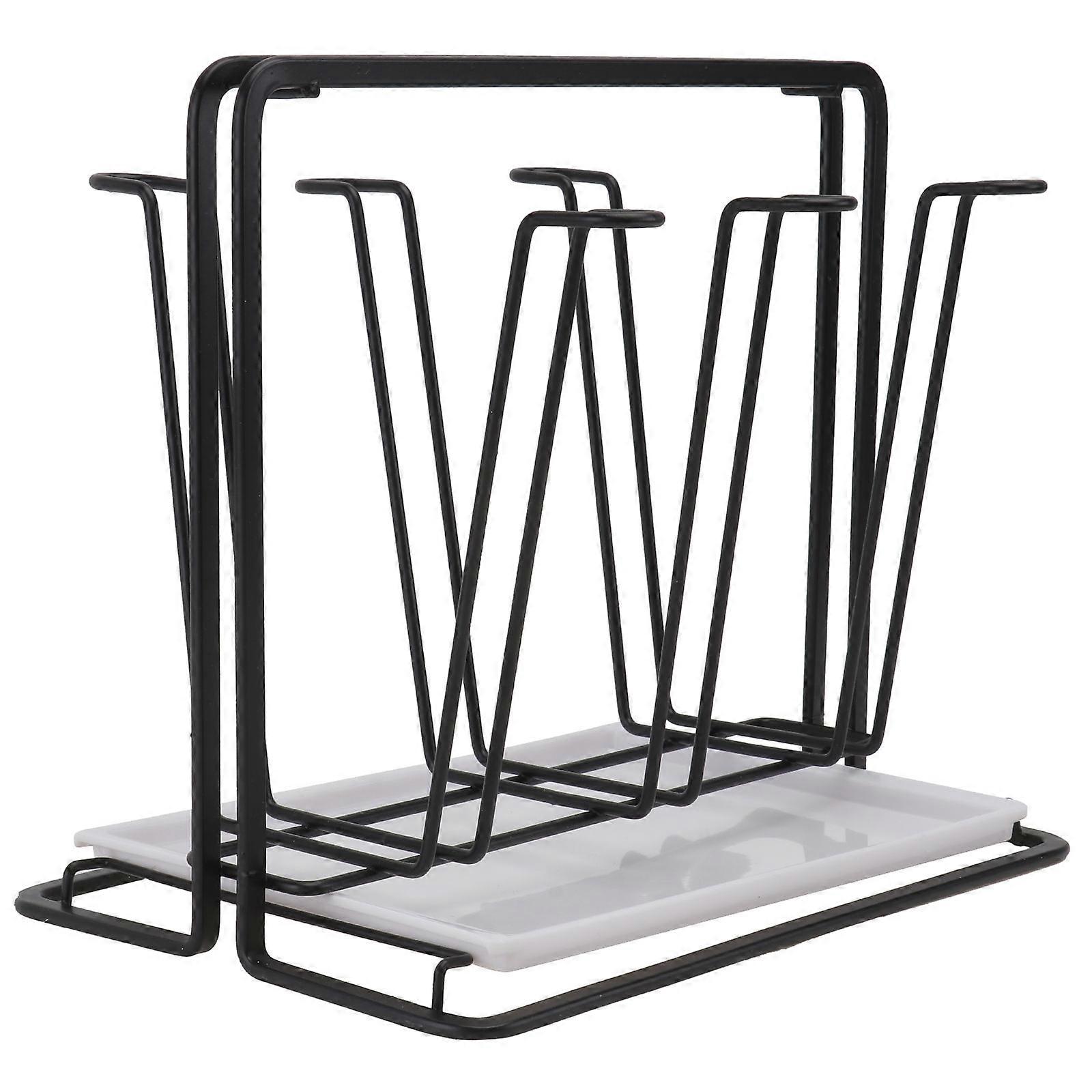 Iron Cup Holder Kitchen Drying Rack for Mug Organizing At Home