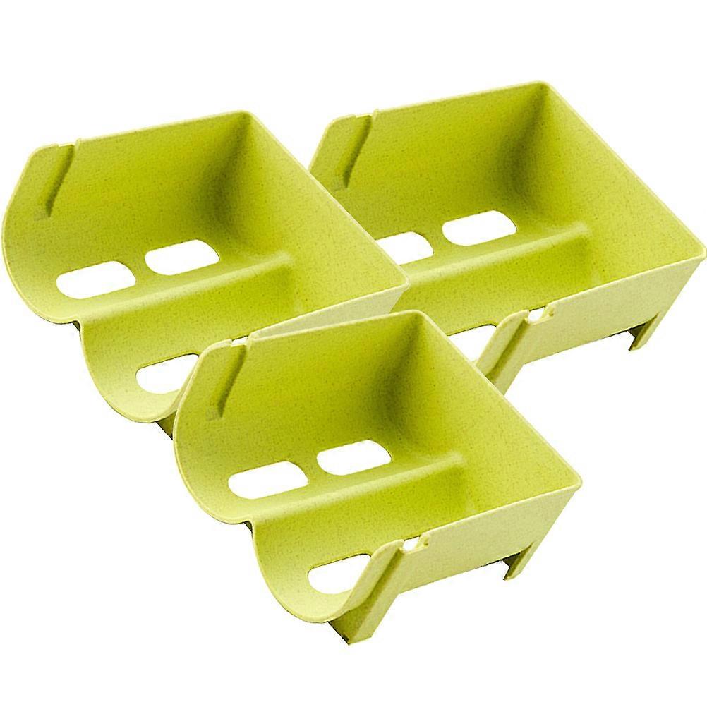 Green Beer Rack Stackable Storage for 3Pcs Plastic Beverage Holders