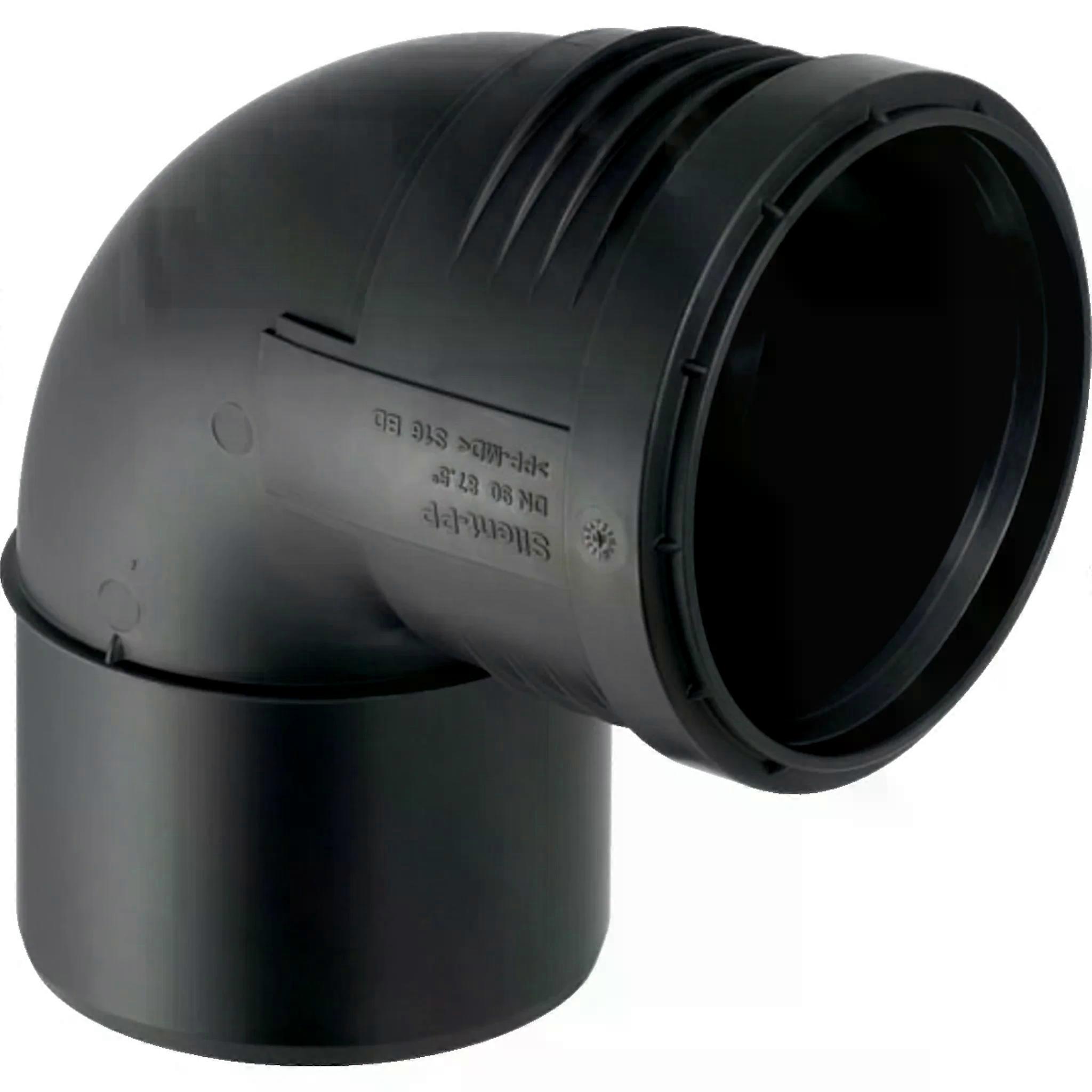 Silent-PP Bogen, 87,5 Grad, d40 mm