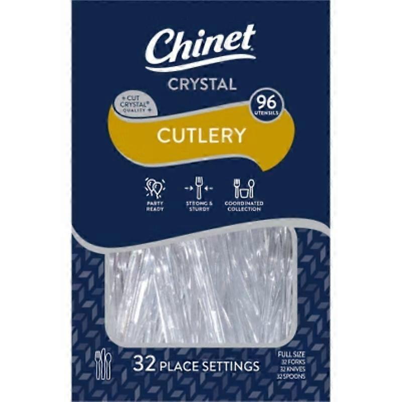 Crystal Cutlery - 96ct