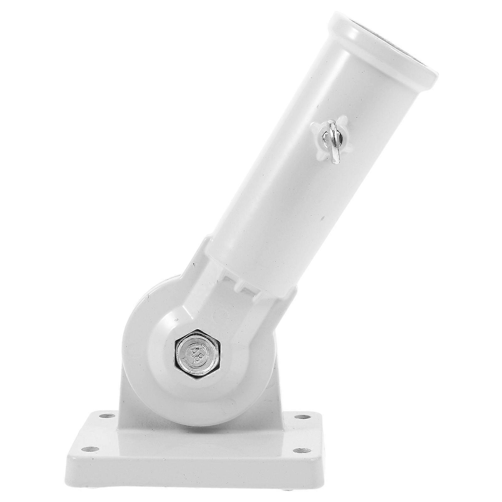 Practical Flag Bracket Holder Adjustable Metal Flag Pole Holder Wall-mounted Flagpole Holder