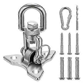 Ceiling Swing Hook 450KG Load Capacity, 360 Degree Rotating Metal Bracket for Indoor and Outdoor Use