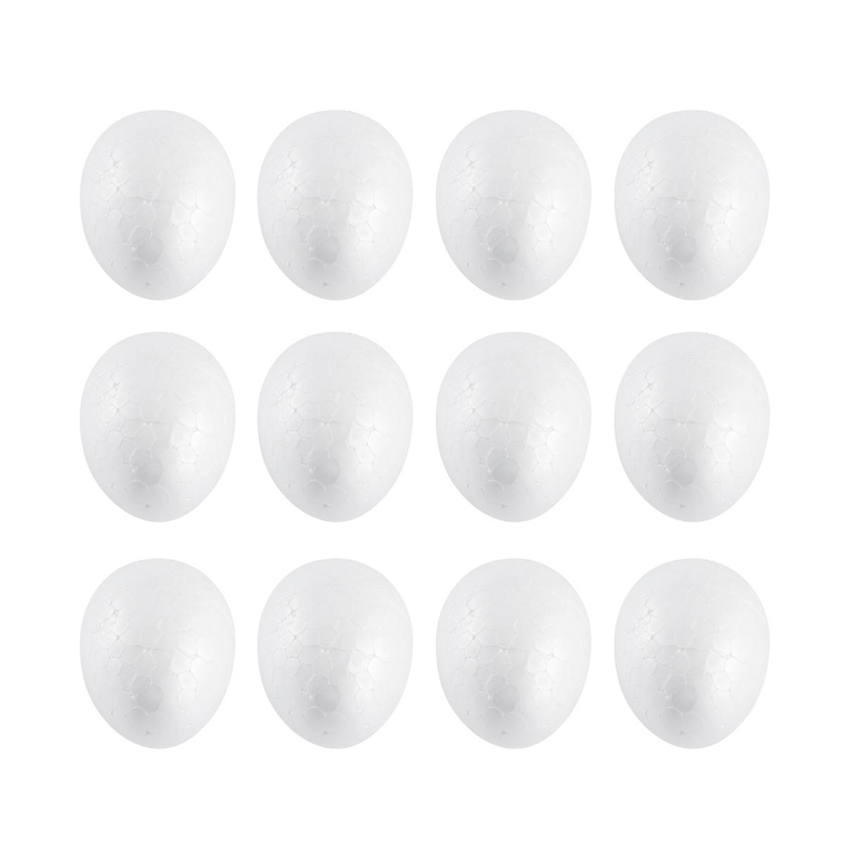 Easter Craft Projects Creative Egg Solid Egg For Kids 7cm 34Pcs