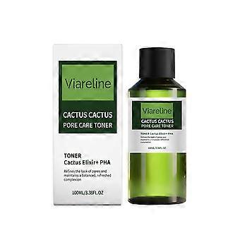 Gesichtswasser mit Kaktus-Porenverfeinerung (100 ml) – Kaktuselixier + PHA-Formel, feuchtigkeitsspendend und sanft zur Porenverfeinerung geeignet für empfindliche Haut, beruhigt und stärkt die Hautbarriere