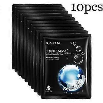 Black Sea Salt Bubble Facial Mask, Deep Cleansing & Oil Control for Skin Rejuvenation, Gentle Face Care