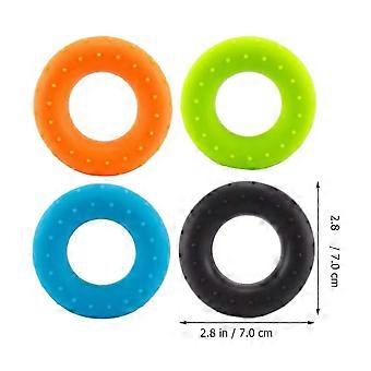 Silicone Exercise Rings For Musicians Sports Training 4Pcs