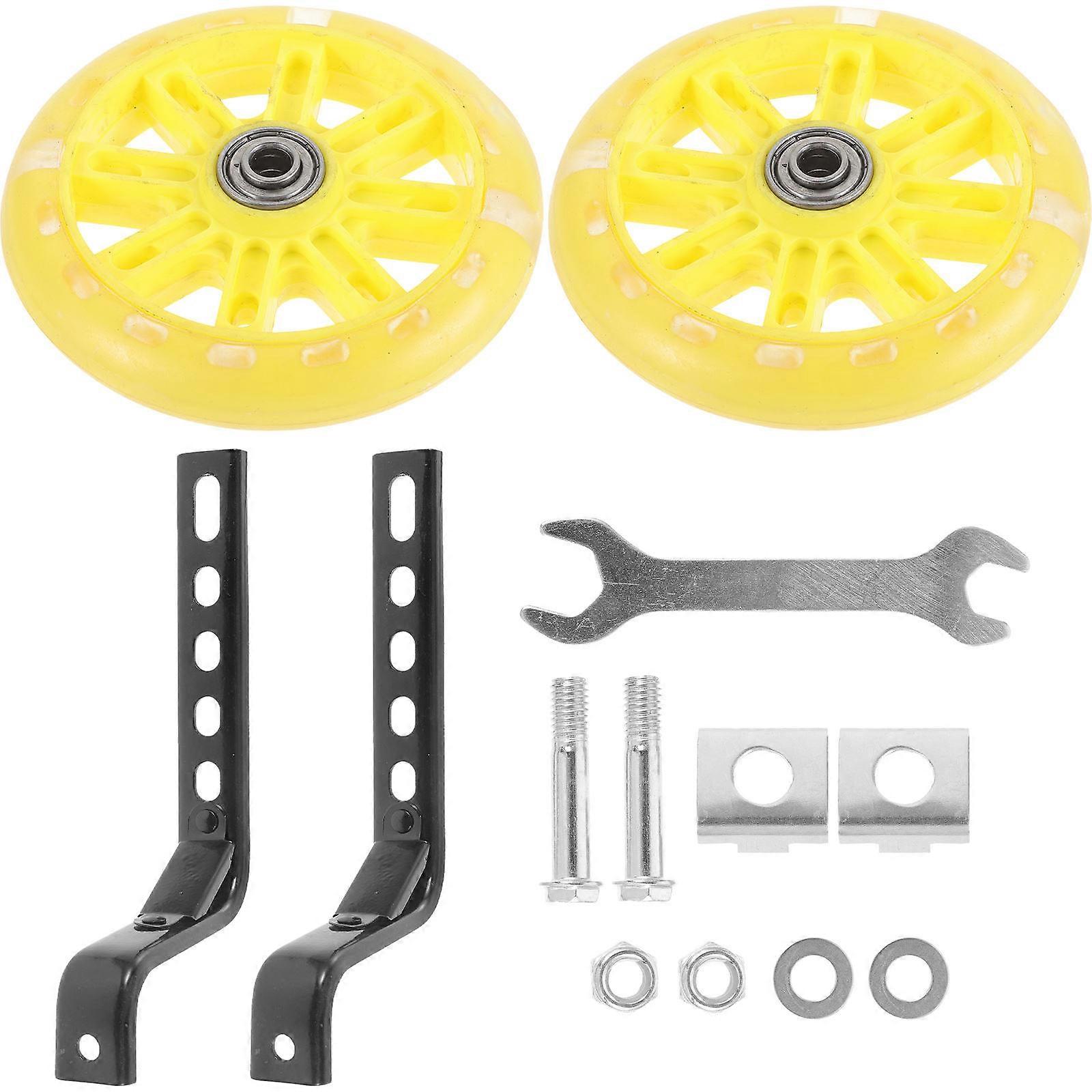 Replaceable Bike Stabilisers Auxiliary Wheels for Children 1Set